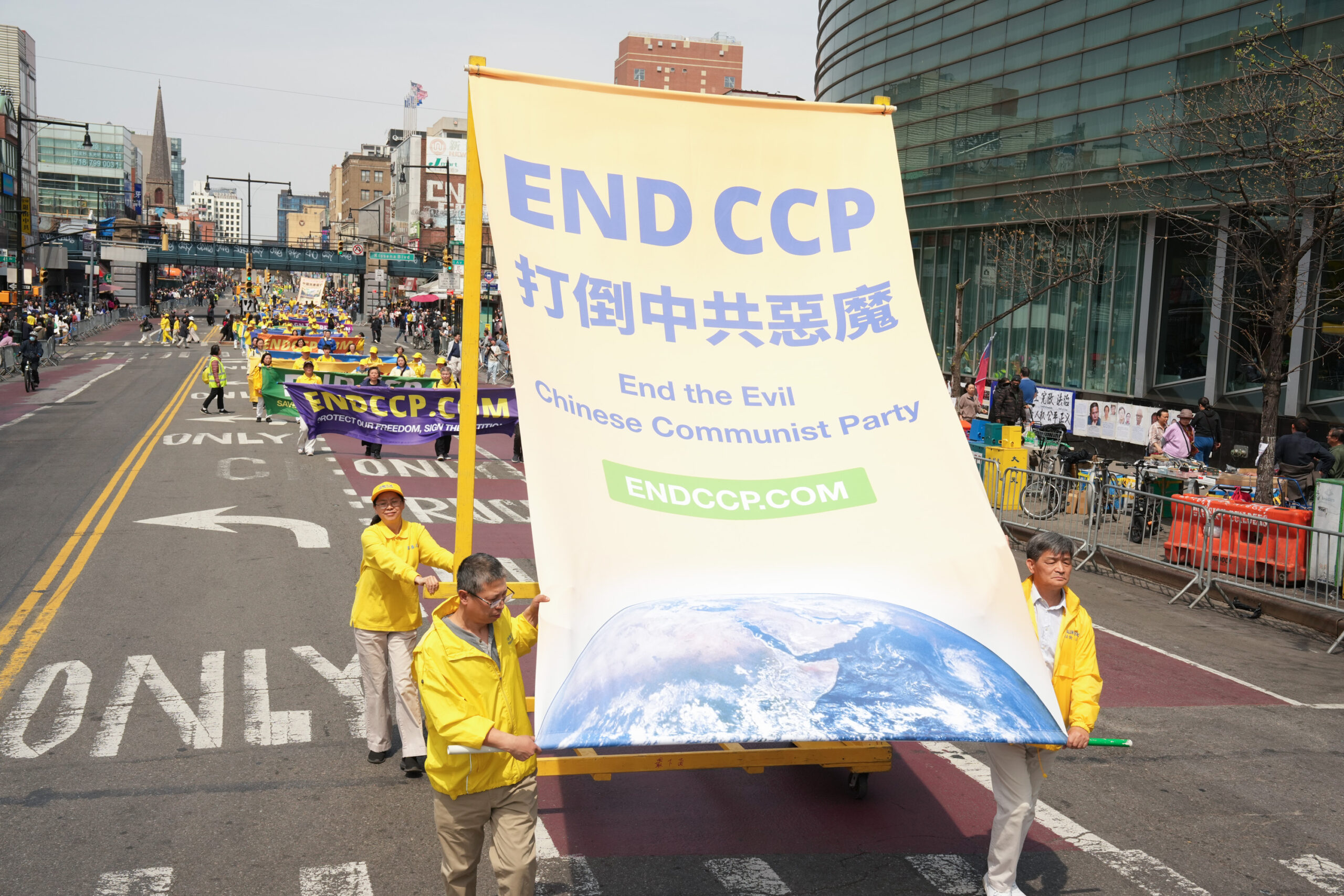 “打倒中共恶魔”（End CCP）征签  每年过百万